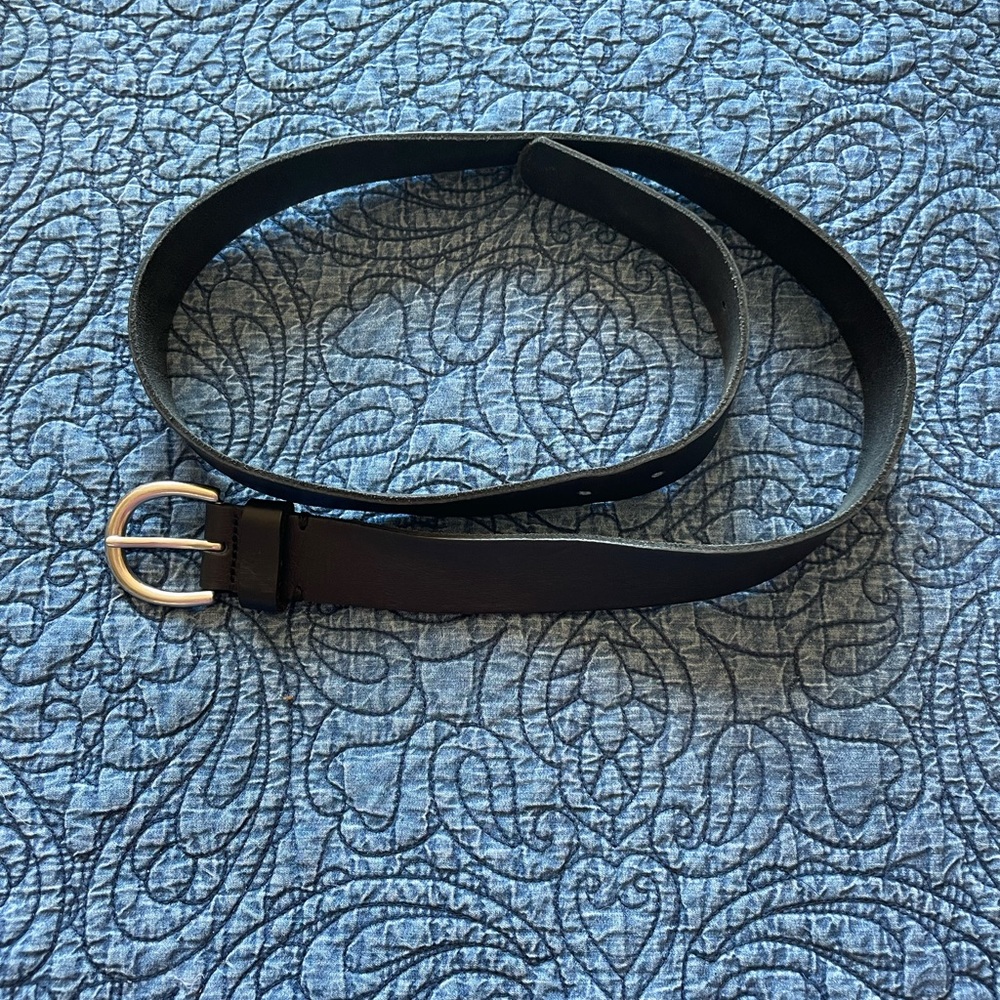 Black Leather Belt